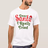 サン親愛タカスタムおもしろいクリスマス家族グループ Tシャツ (正面)