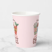 サン親愛タ |かわいいクリスマス 紙コップ (左)