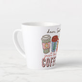 サン親愛タ | クリスマスコーヒーラテ カフェラテマグ (左アングル)