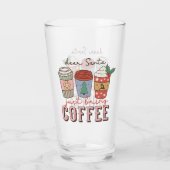 サン親愛タ | クリスマスコーヒーラテ タンブラーグラス (裏面)