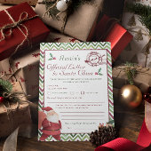 サン親愛タ |サンタクパーソナライズされたレター 招待状