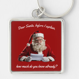 サン親愛タ…サンタクロースおもしろい、クリスマスホリデー キーホルダー