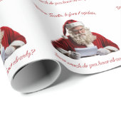 サン親愛タ…サンタクロースおもしろい、クリスマスホリデー ラッピングペーパー (ロールコーナー)