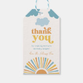 サン誕生日サンキューユーラベル ギフトタグ (正面)