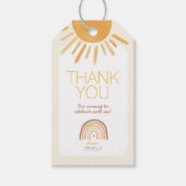 サン誕生日メッセージカード ギフトタグ (正面)