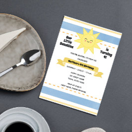 サン誕生日招待状 招待状