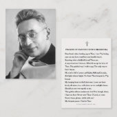 サン賛美テトスブランズマカソリック祈りの言葉プライス プレイスカード (正面/裏面)