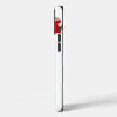 サン赤と白タ歩くホホホホアートプリント Case-Mate iPhoneケース (裏面 / 左)