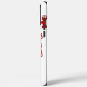 サン赤と白タ歩くホホホホアートプリント Case-Mate iPhoneケース (裏面 / 左)