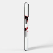 サン赤と白タ歩くホホホホアートプリント Case-Mate iPhoneケース (裏面 / 右)