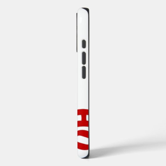 サン赤と白タ歩くホホホホアートプリント Case-Mate iPhoneケース (裏面 / 左)