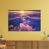 サン輝くオンアイス キャンバスプリント (インサイチュ (リビング))