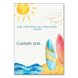 サン輝くオーバービーチ テーブルナンバー