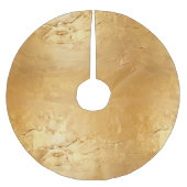 サン金ゴールド ブラッシュドポリエステルツリースカート (正面)