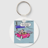 サン離れフランシスコのギフトとティおもしろいーの私のハート キーホルダー (正面)