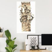 サン離れフランシスコのハート ポスター (ホームオフィス)