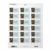 サン霜の降りたタヴィンテージ住所 シール (フルシート)