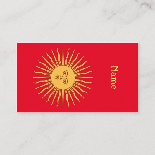 サン顔アートイラストレーションサンダー_コーブ 名刺 (裏面)