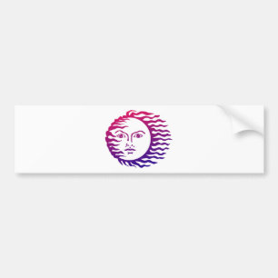 サン顔 バンパーステッカー