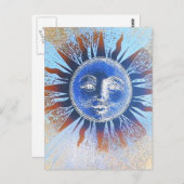 サン顔 ポストカード (正面/裏面)