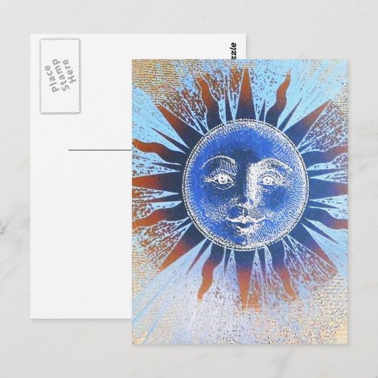サン顔 ポストカード (正面/裏面)