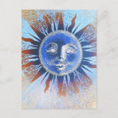 サン顔 ポストカード (正面)