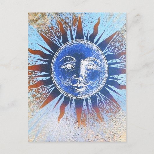 サン顔 ポストカード (正面)