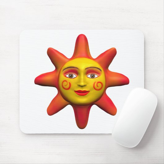 サン顔 マウスパッド (マウス)