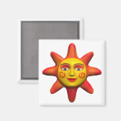 サン顔 マグネット (正面/裏面)