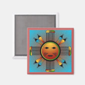 サン顔 マグネット (正面/裏面)