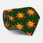 サン顔 – 緑 ネクタイ (ロール)
