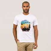 サン飛んでいるタ Tシャツ (正面フル)