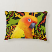 サン鮮やかカラフルチュアオウム アクセントクッション (裏面)