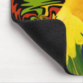 サン鮮やかカラフルチュアオウム マウスパッド (コーナー)