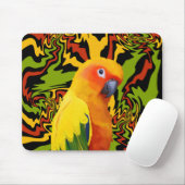 サン鮮やかカラフルチュアオウム マウスパッド (マウス)