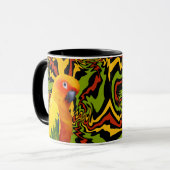 サン鮮やかカラフルチュアオウム マグカップ (正面左)
