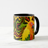 サン鮮やかカラフルチュアオウム マグカップ (正面右)