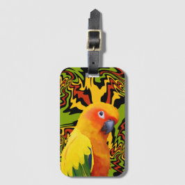 サン鮮やかカラフルチュアオウム ラゲッジタグ