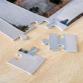 サン鮮やかトリニ・ギリシャの夕日 ジグソーパズル (側面)