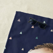 サン&おもしろいファミリーバケーションスロッスパターン ビーチタオル (インサイチュ)