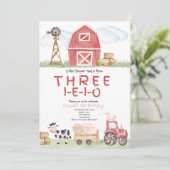 サン・アイ・イー・アイ・オー・ファームお誕生日おめでとう招待状 招待状 (スタンド正面)