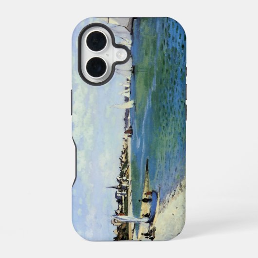 サン・アドレスの帆船競走 iPhone 16ケース (裏面)