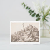 サン・アンソニ読ー（アルブレヒト・デュレル1519） ポストカード (スタンド正面)