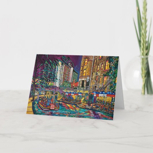 サン・アントニオのクリスマスの挨拶状 シーズンカード (正面)