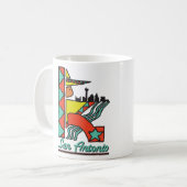 サン・アントニオの写実的なコーヒー・マグ コーヒーマグカップ (正面左)