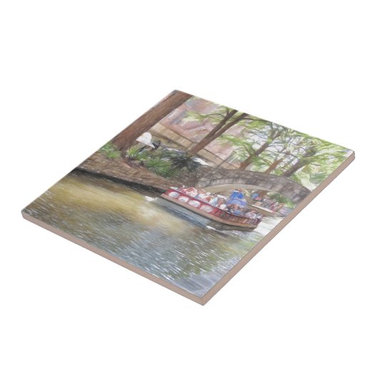 サン・アントニオの川の歩行 タイル (側面)