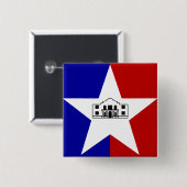 サン・アントニオの旗 缶バッジ (正面&裏面)