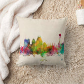 サン・アントニオテキサス州のスカイラインの都市景観 クッション (ブランケット)