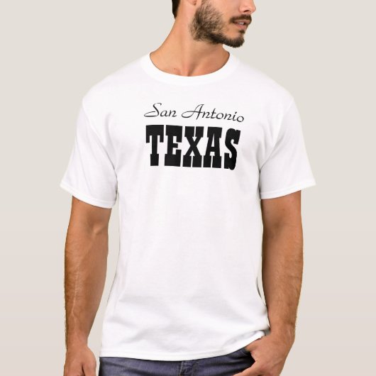 サン・アントニオテキサス州のTシャツ Tシャツ (正面)