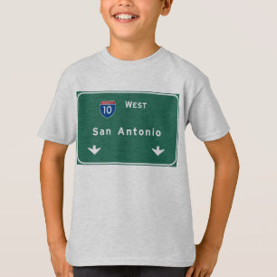 サン・アントニオテキサス州のtxの州間幹線道路の高速道路: tシャツ